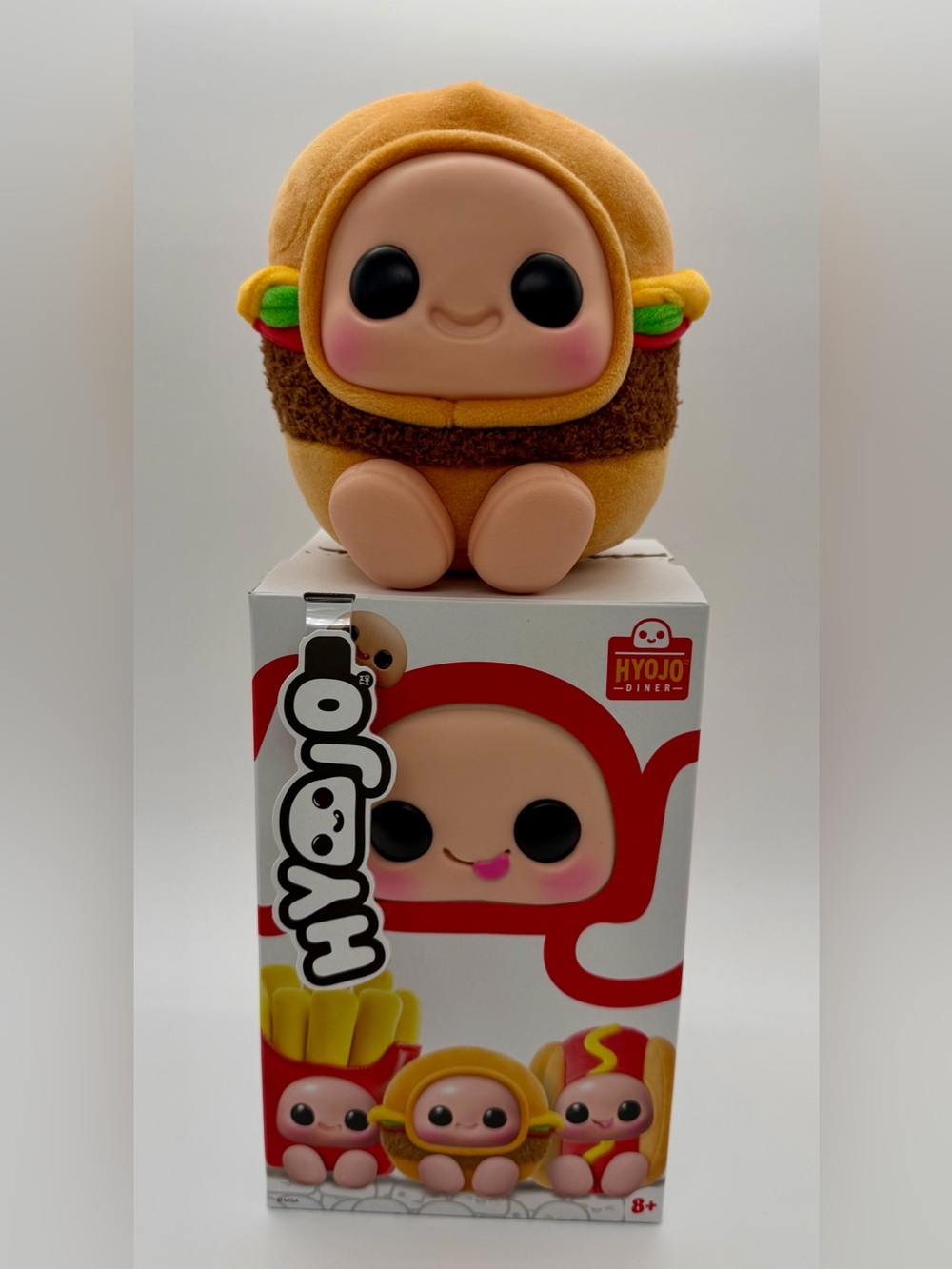 Hyojo Plush Toy - Yellow/Brown Cute Burger Character